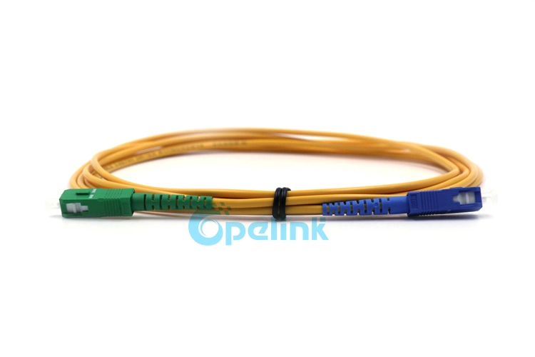 Singlemode Simplex G657A1 Sc/Upc-Sc/APC Fiber Optic Patchcord 3m