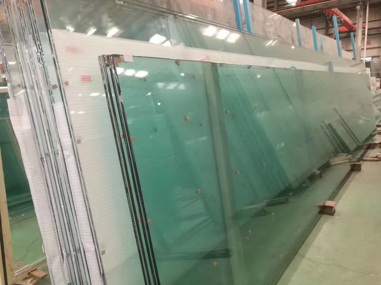 6.38mm 8.38mm Clear Tempered Laminated Glass