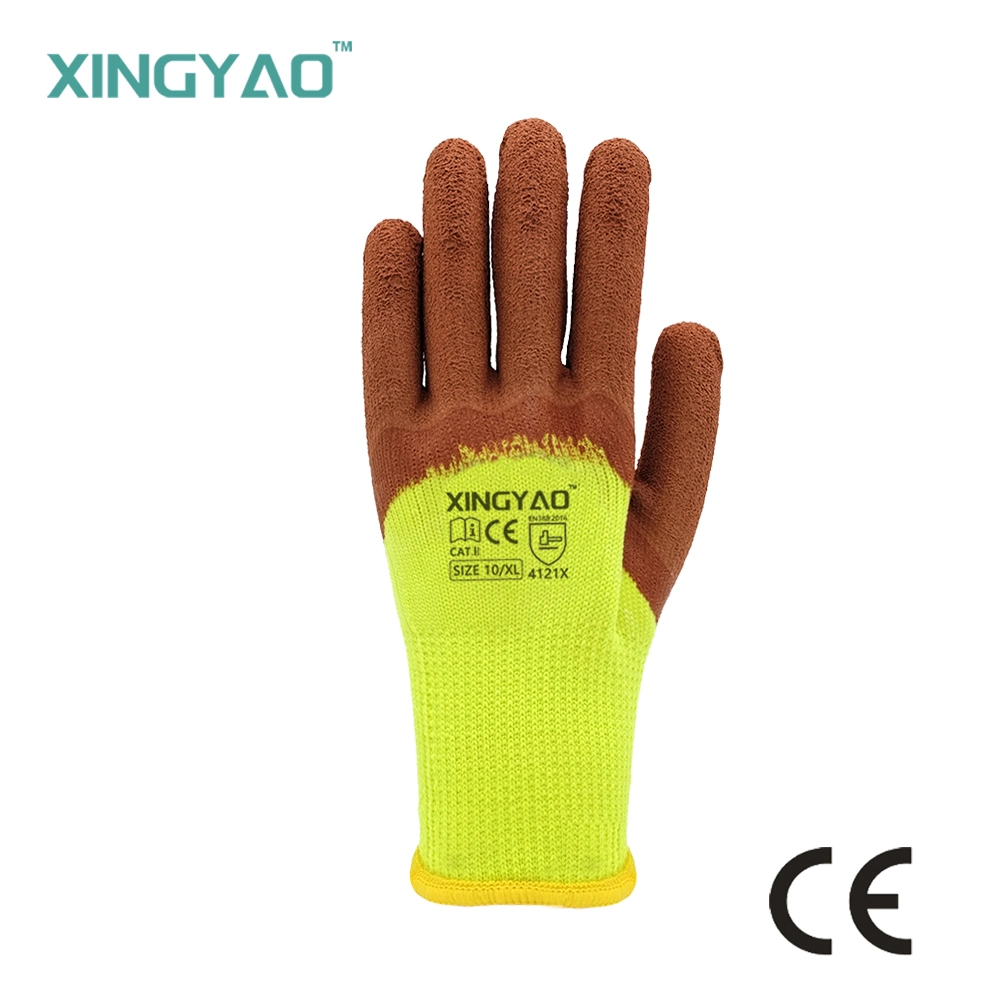 Winter Warm Acrylic Terry Wear-Resistant Work Gloves