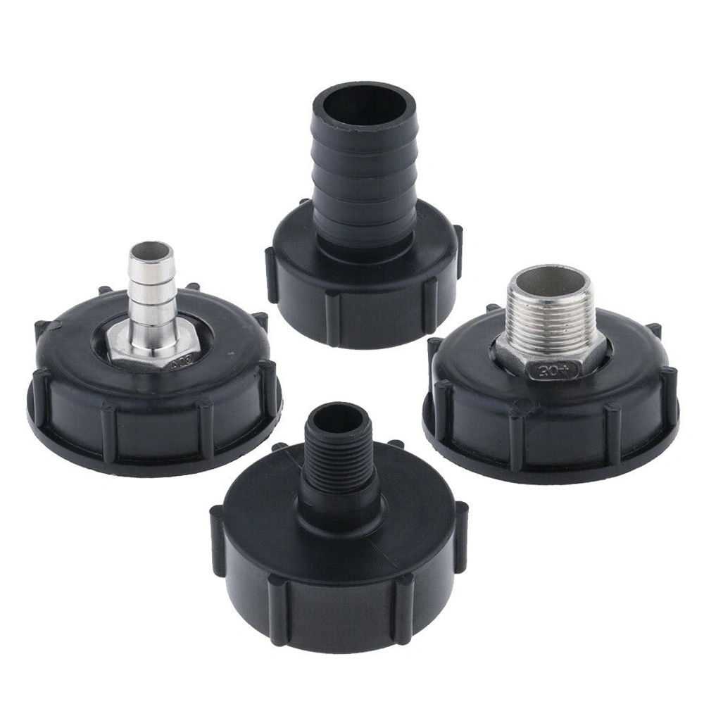 S60X6 Female to 1/2" Bsp Female IBC Tote Tank Adapter Water Tap Connector Garden Irrigation Connection Parts Tube Hose Valve Fittings