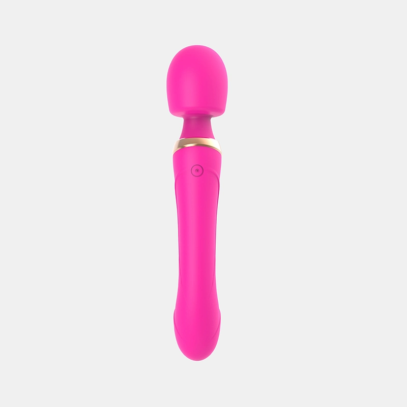 Realistic-Dildo Wand Vibrator USB Rechargeable Sex Toys Erotic Personal Dual Wand Massager