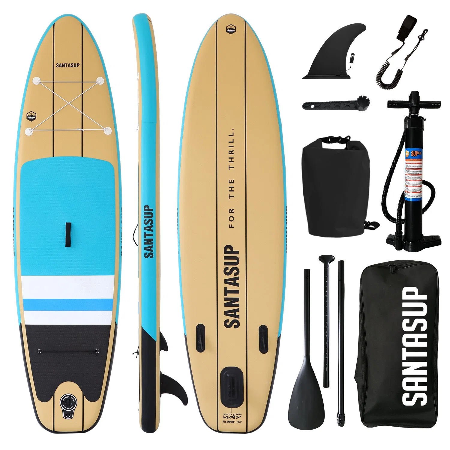 Cheap Wooden Sup Paddleboard Inflatable Paddle Board