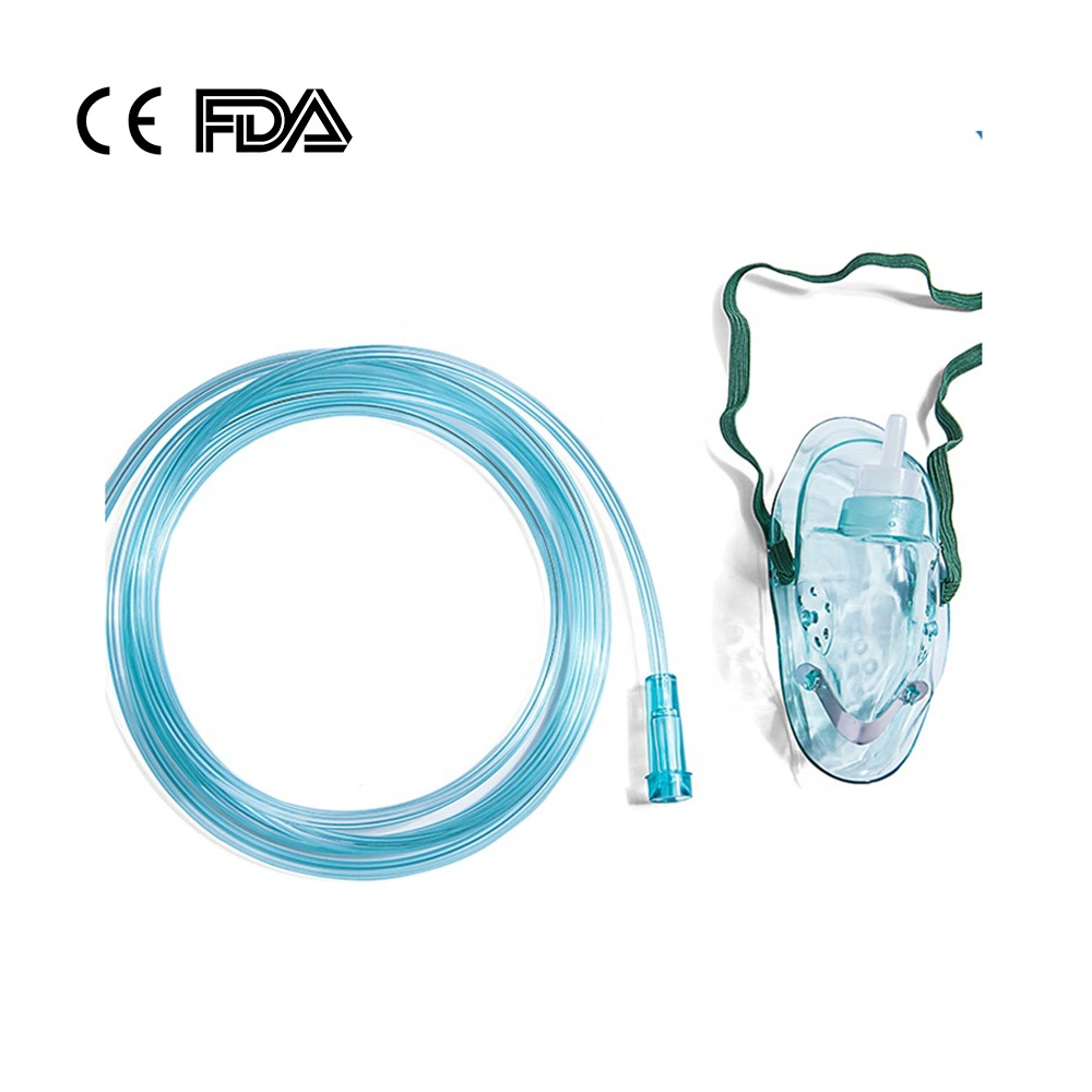 High Quality Factory Price Medical Disposable Adult Child Oxygen Mask with Nebulizer White