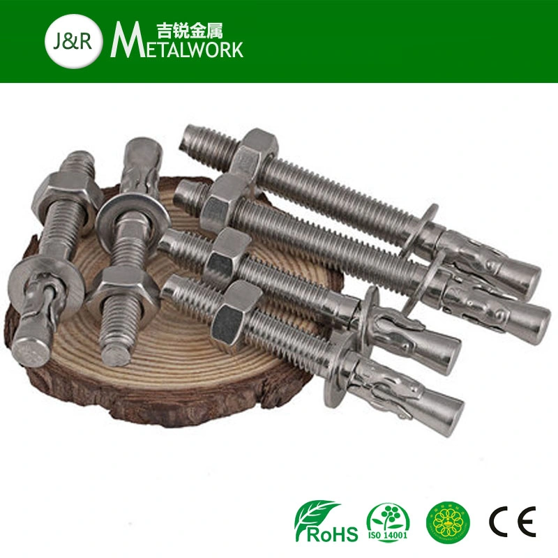 A2 A4 Stainless Steel Wedge Anchor Bolt (SS304 SS316)