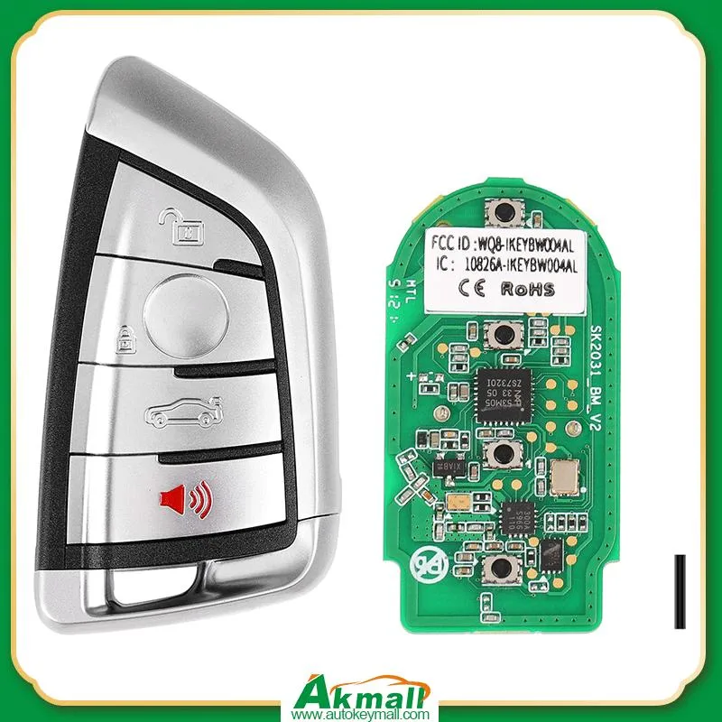 Autel navaja estilo Ikeybw004al coche inteligente Universal Remote Key 4 botones para BMW