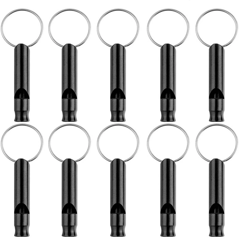 Sicherheitspfeife Schlüsselketten für Notfall, Überleben, Leben retten, Wandern, Festivals, Camping und Tiertraining