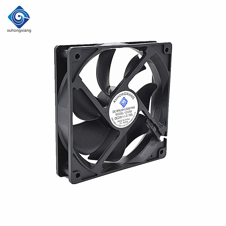 Ventilador DC sin escobillas 120X120X25mm 24V Ventilador silencioso LED Display Cooler