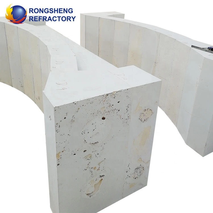 Zirconium Refractory AZS Zircon Corindum Bricks para horno de vidrio