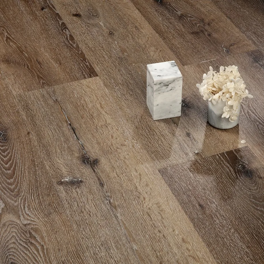 8mm Unilin Clique em vinil do sistema WPC Flooring PVC Engineered Wood Flooring piso em plástico de revestimento UV
