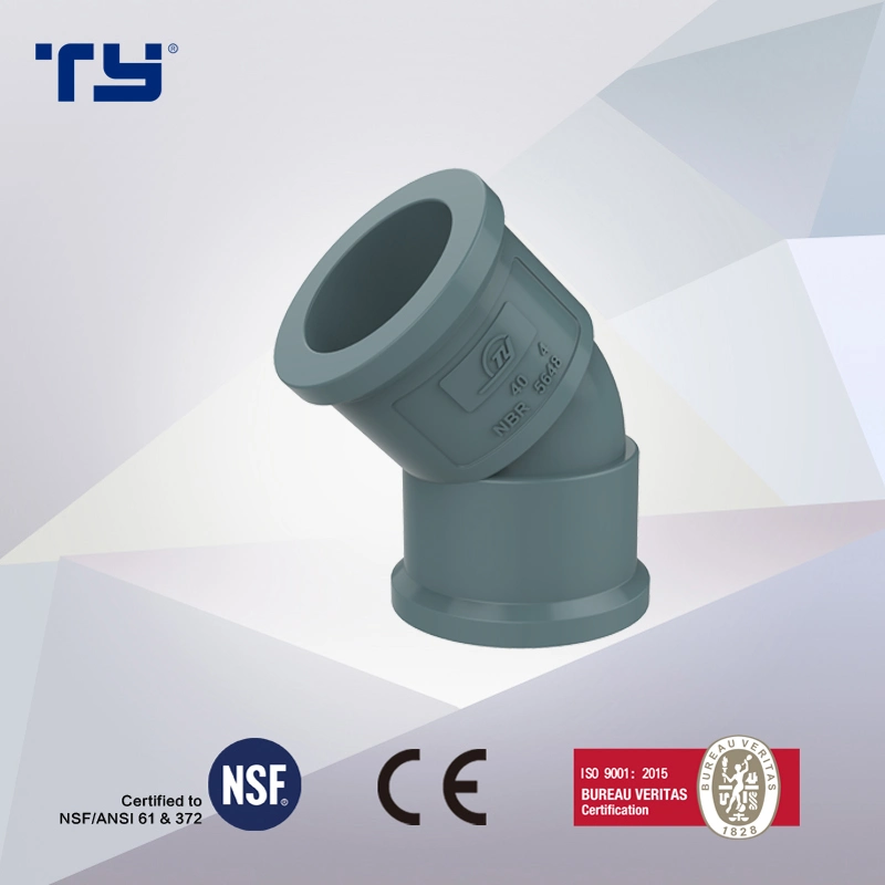 PVC-U Plastic Welded Pressure Pipe Tube Fittings NBR5648 Lesson Sum-UK Tianyan OEM (F TIGRE, SD TIGRE, TIGER)