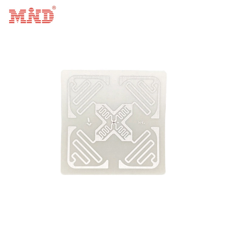 H47 RFID Paper Tag 360&deg; Reading 50X50mm Label Sticker Monza M4qt Chip Custom Logo Qr Code Barcode