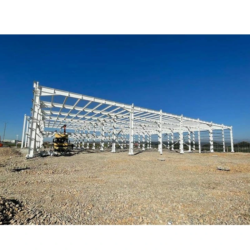 Gable Steel Structure Construction Frame Light Prefab Prefabricated Structural Storage