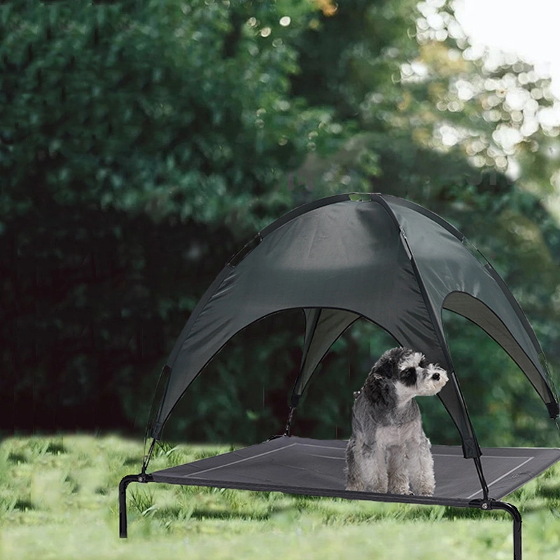 PET Camping Bed Портативная система охлаждения поднятая складная собака для ПЭТ Детская кроватка с тентом