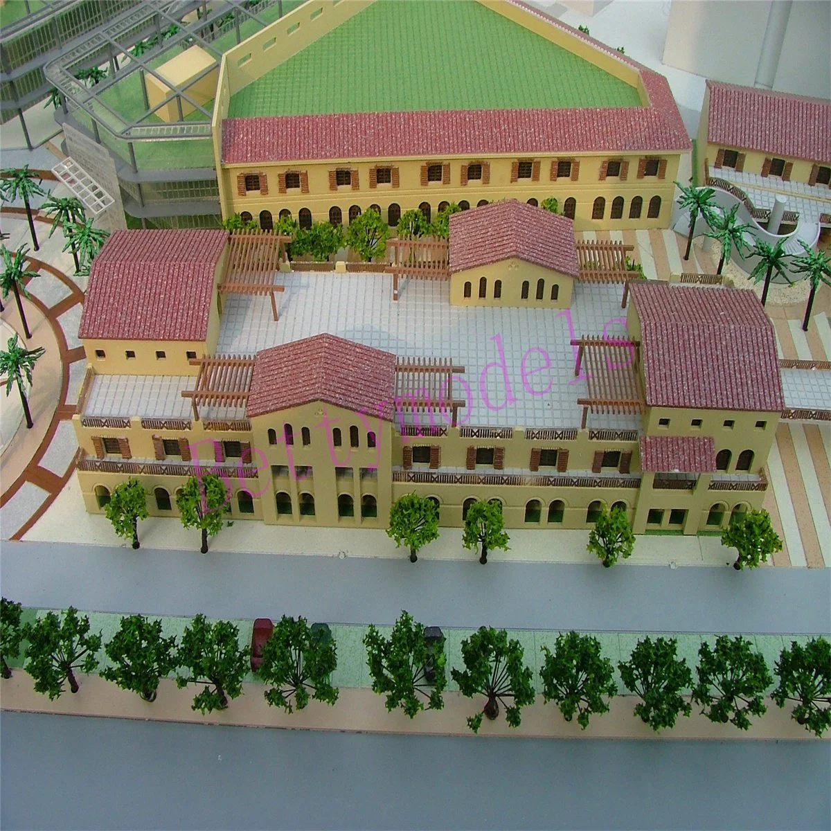 Commercial Building Scale Model Making shopping Mall Architectural Physical Model