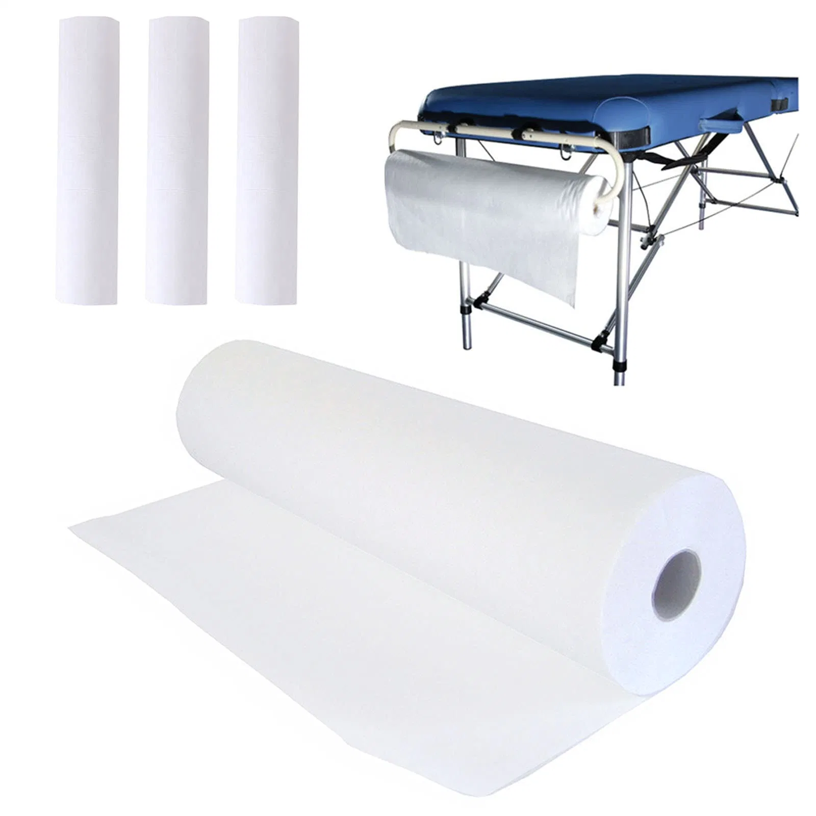 Wholesale Disposable Soft Cotton Beauty Salon Table Cover Sheets with Bed Hole