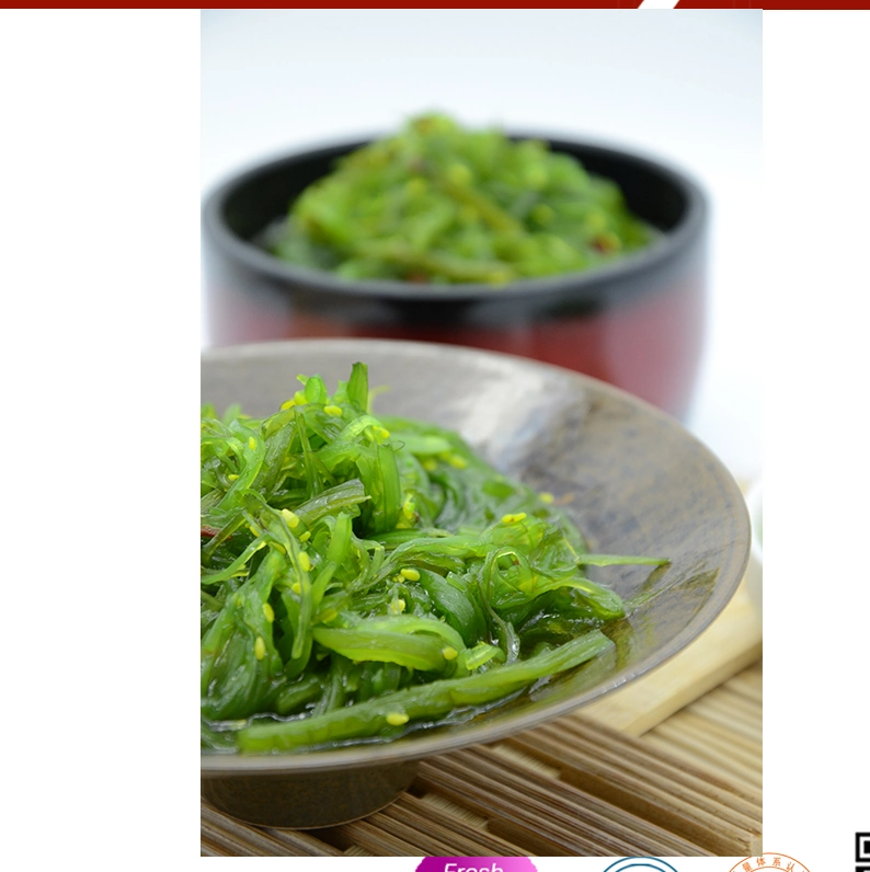 Fornecedor Gold FDA Japão Salad de algas marinhas congeladas Wakame