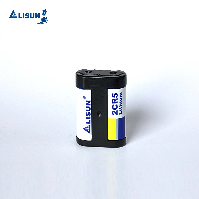 Lisun Brand 6V 2cr5 1500mAh Lithium Battery Cameras Suitable for Large Current Power