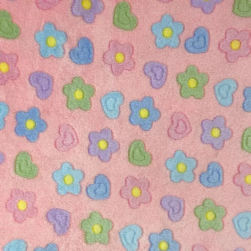 Soft Warm Customized Pattern Flannel Fleece Fabric