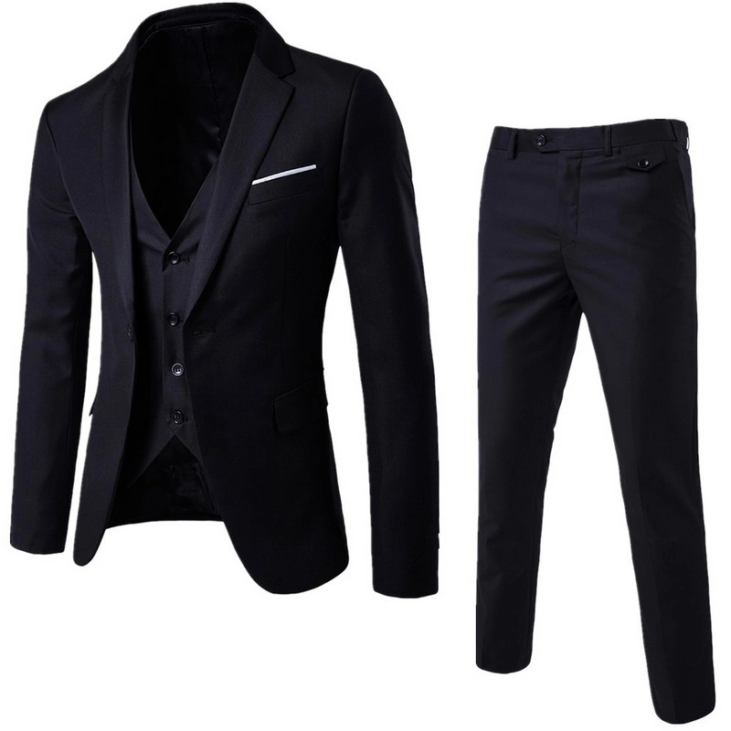 Slim Fit Tuxedo hommes portent des costumes de travail d'affaires officielles