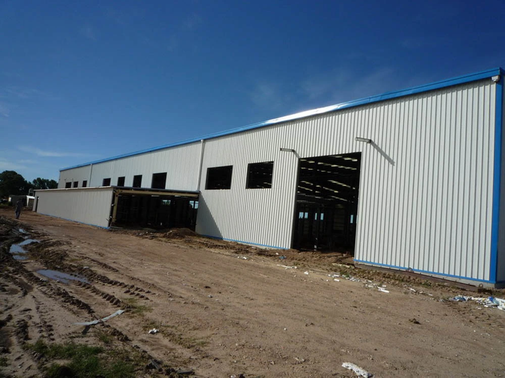 Popular Products Prefab Light Steel Structure Industrial Factory Construction Workshop (KXD-63)