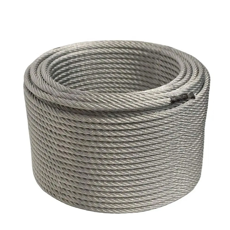 6X19s 8X19s FC/Iwrc Galvanized or Un-Galanized Wire Steel Rope for Elevator Use