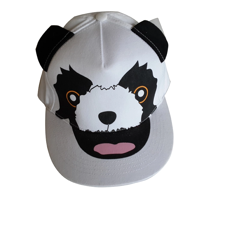 100% Cotton Baseball Caps with Animal Face Logo