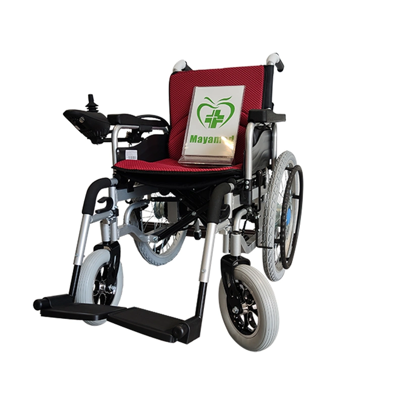 My-R105e Equipo médico silla de ruedas silla de ruedas plegable eléctrica