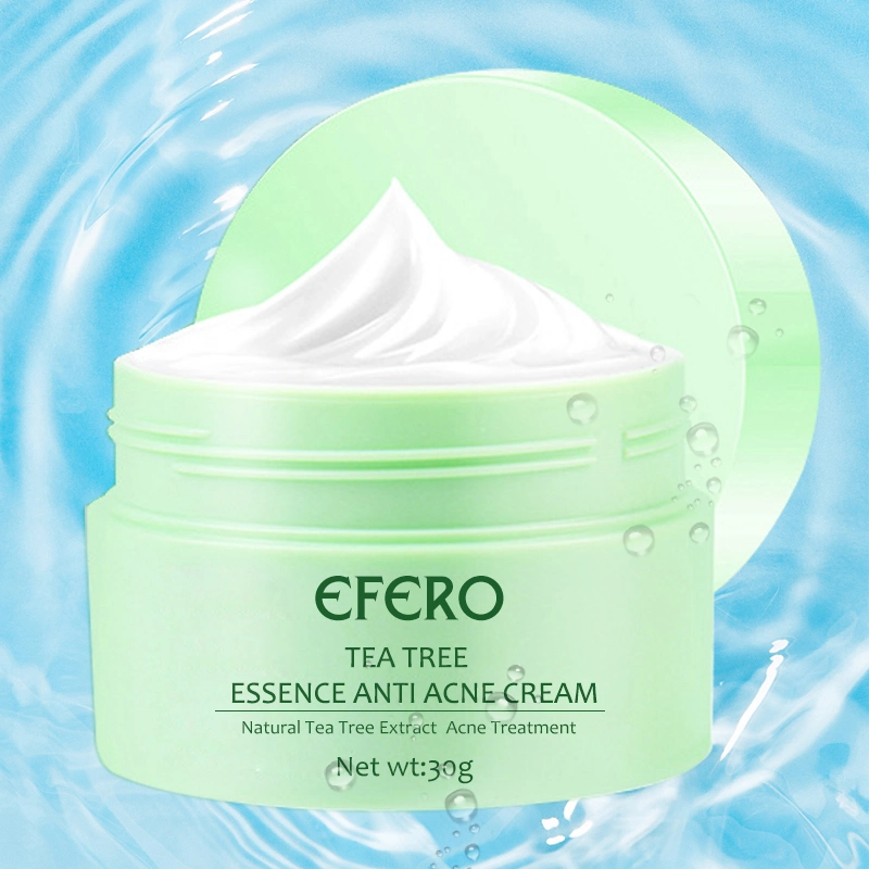 Tea Tree Acne Creme Hidratante cicatrizes cabeça negra extracção tratamento para acne pele creme embranquecimento gelado creme facial cuidado da pele