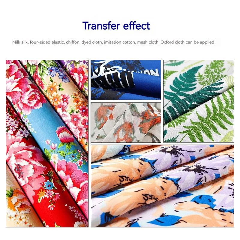 New Design Paper Inkjet Printed Printable Textiles Dark Shirts Dye Sublimation Ink Heat Transfer Paper for Digital Printing