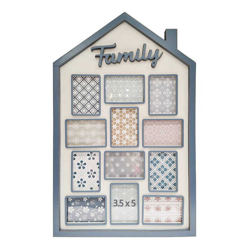 2022 Wholesale/Supplier Household Modern Simple Style Wooden Family House Photo Frame