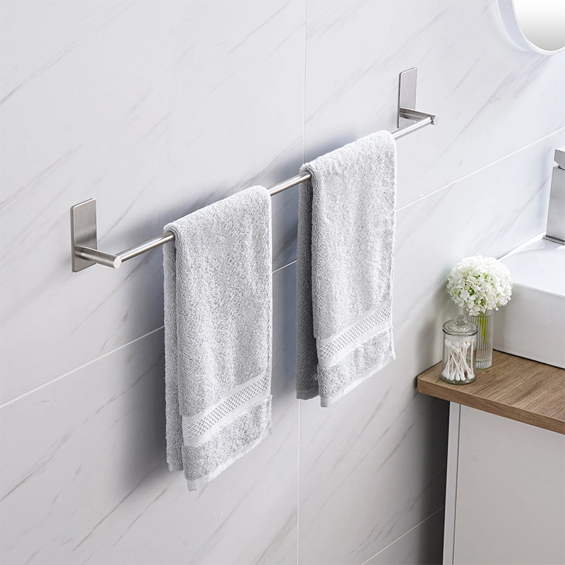 Hot Sale 40cm Adhesive Bathroom Towel Hanger Bar Towel Rail Rack for Bathroom Kitchen Multi Purpose