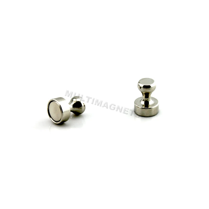 Strong Permanent Neodymium Magnet Push Pins with Metal Shell