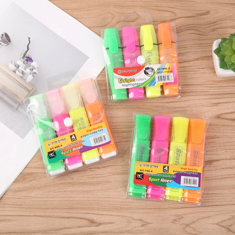 Multi Color Highlighter Pen Fluorescent Gift Promotional OEM with Clip