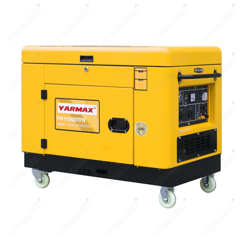 8kw Yarmax Flip Type Silent Diesel Generator Tfn Series Soundproofing Genset