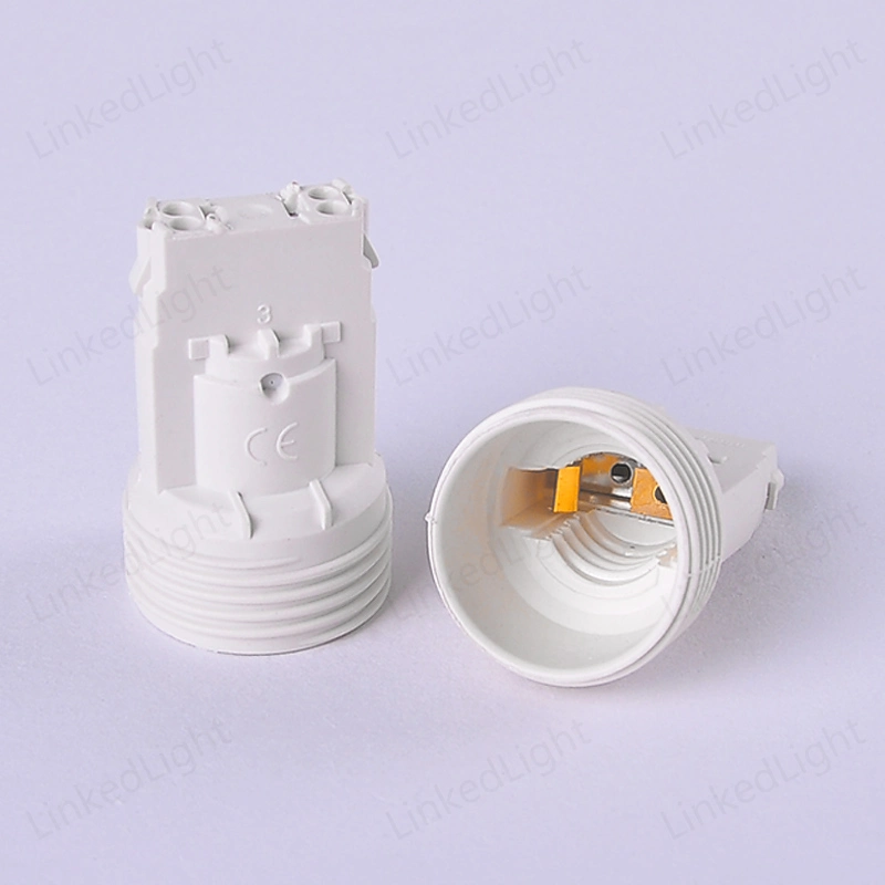 VDE E14 Edison Screw Plastic Lamp Socket Base for Freezers