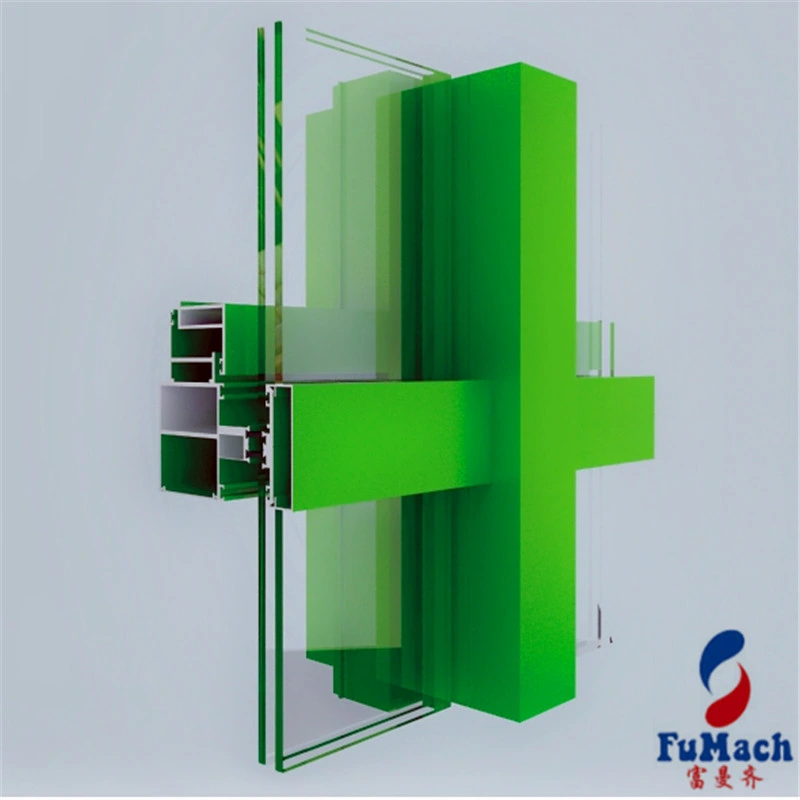 60, 90 Thermal Insulation Wood Finish Door/Window Aluminum Extrusion Profiles