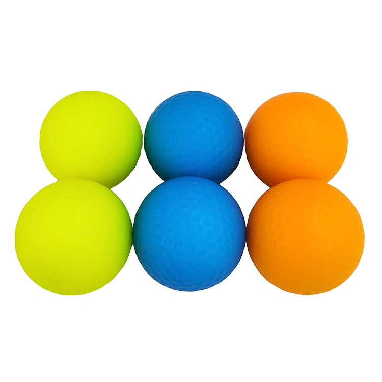 Pacote de impressão de qualidade Matte multicolor bola de golfe
