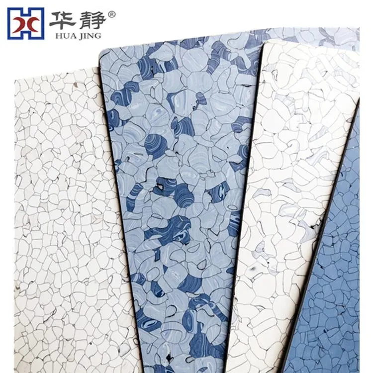 Huajing Antistatic Lvt Flooring, Color Fastness: Ido105bo2, ISO Certified, 20m*2m*2mm, 20m*2m*2.5mm