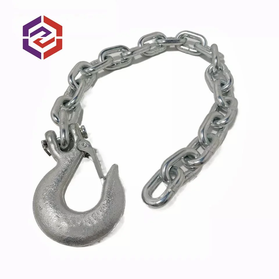 Galvanized Trailer Safety Chain with Slip Hook