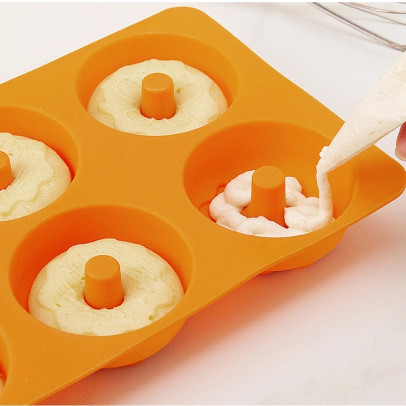 6-en-1 DIY Handmade Donut la cuisson des moules en silicone Mini gâteau