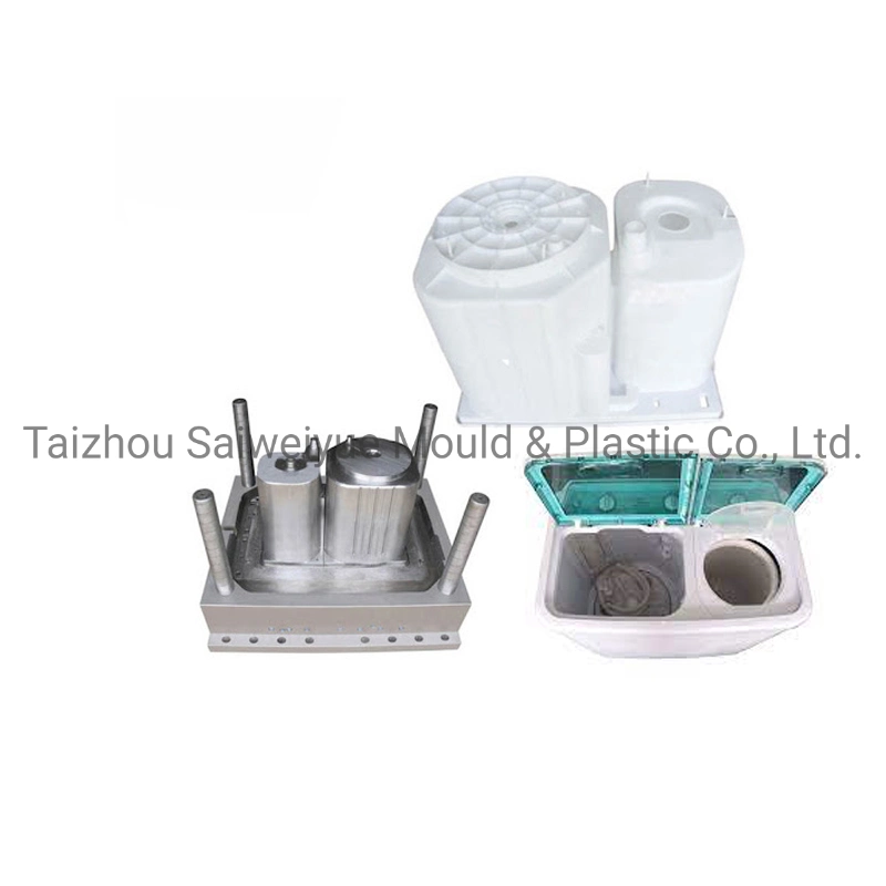 Plastic Front Loading Roller Washing Machine Double Slot Injection Mould Making