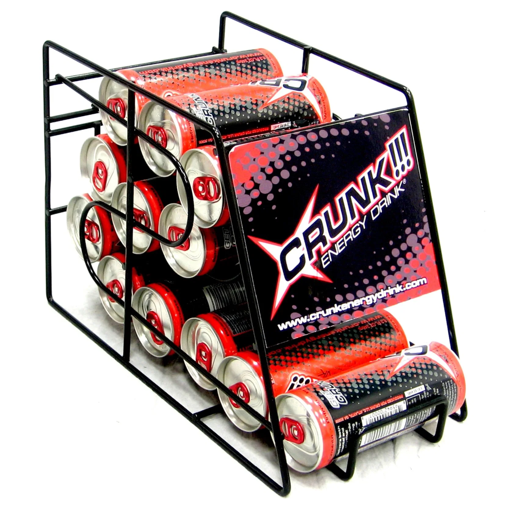 Customized Floor Standing Metal Food Drinks Beverage Pop Display