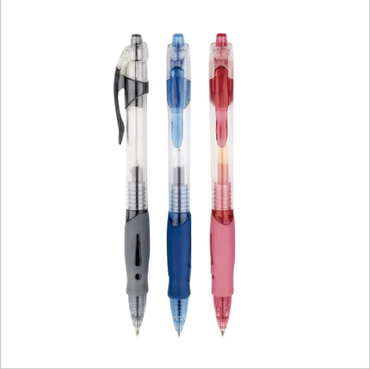 Einziehbarer Gelschreiber Bürobedarf Gel-Tintenschreiber aus Kunststoff (3colors)