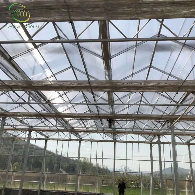 Glass Greenhouse Shading System for Flowers