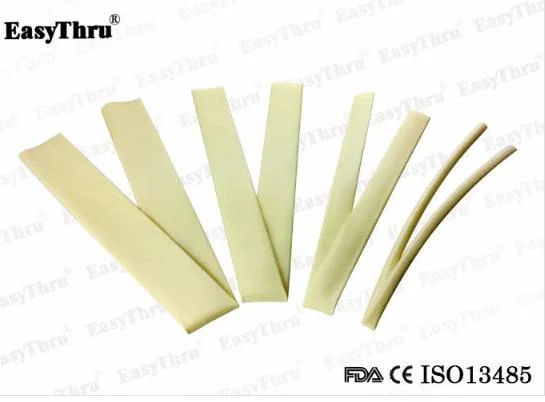 100% Latex Penrose Drainage Tube Disposable Medical Drainage Tubing with X-ray Opaque