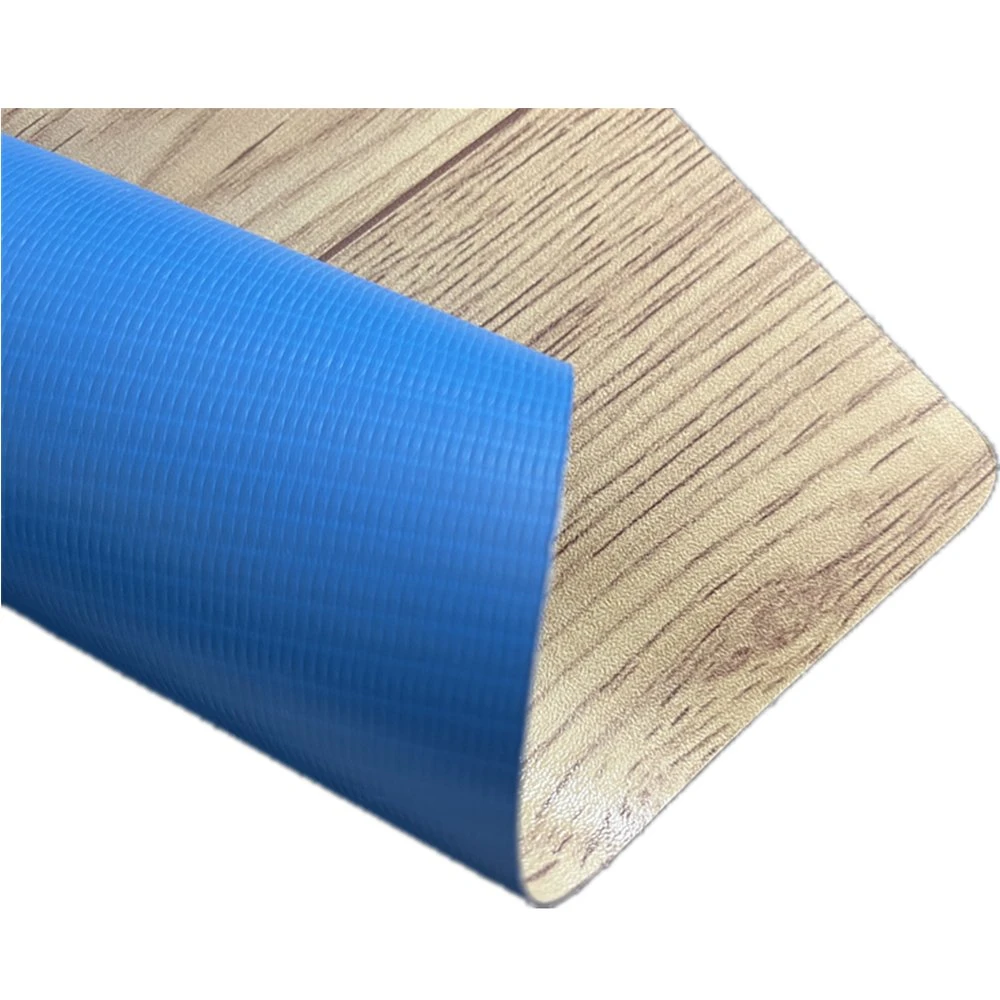 Venta caliente PVC Mat Roll Madera Piso Lámina impermeable entero Piso de vinilo LVT de plástico