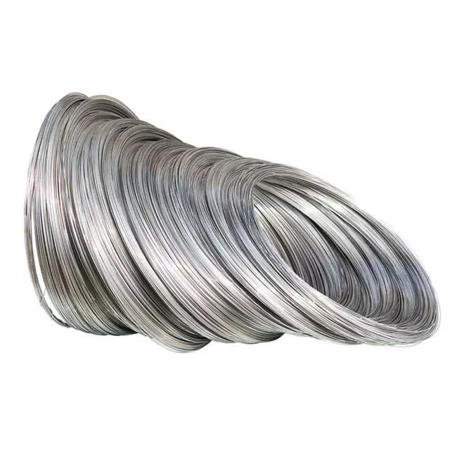 1.0mm 2.5mm Galvanized High Carbon Steel Wire Spring Steel Wire or for Fishing Net for Flexible Duct En10269 Galvanized Wire