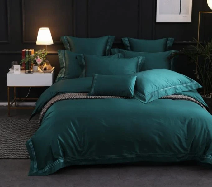 Cotton 100s Plain Color Hotel and Home Bedding Set