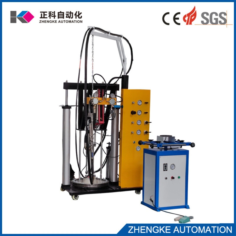 Two-Component Ab Sealant Coating Machine Fully Automatic Insulating Glass Gluing Line Manual Rotary Tabletop Two-Component Glue Machine