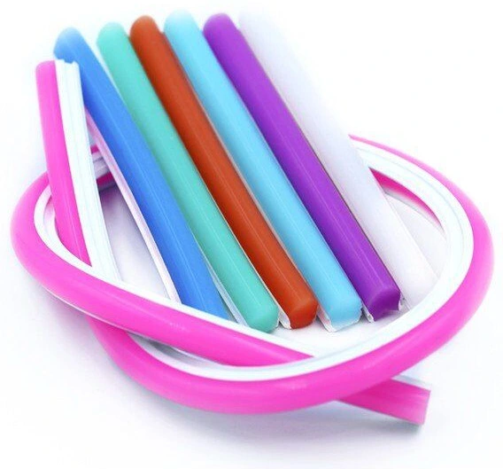 6mm 8mm 12mm DC12V Separated S Shape Neon Strip Lights Pure Silicone Neon Light Flex Tube Neon